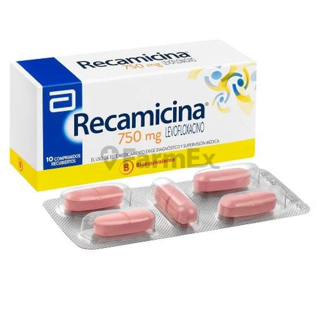 Recamicina 750 mg x 10 comprimidos ABBOTT